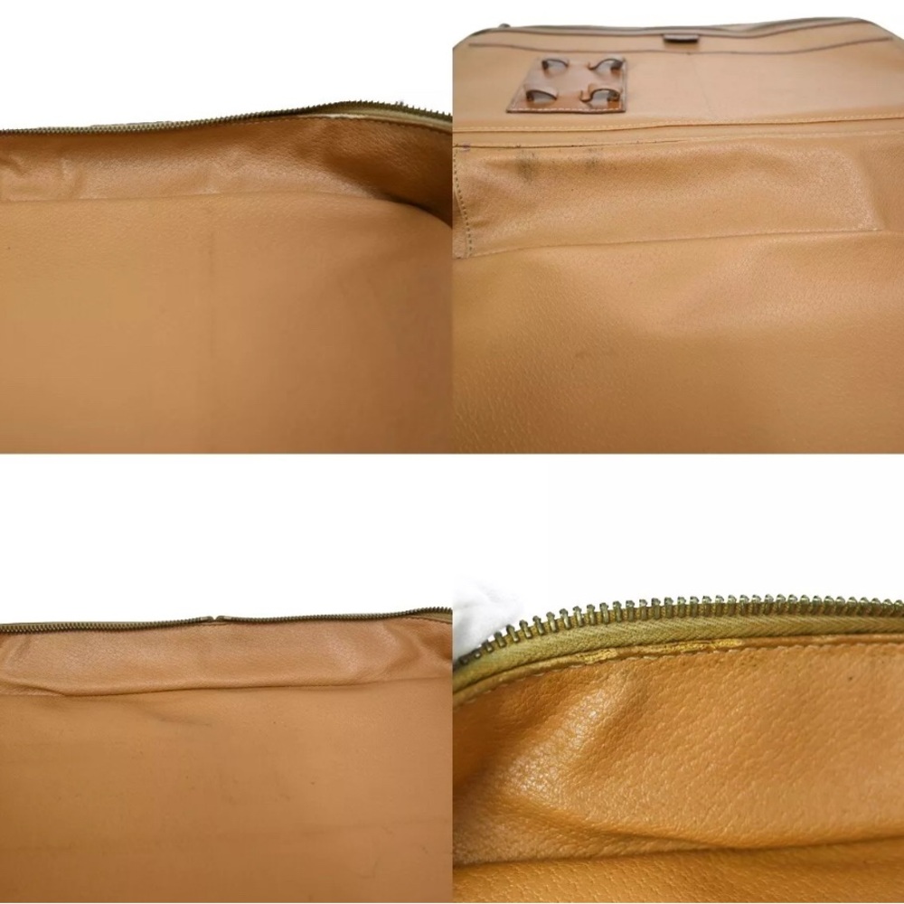 CELINE  Macadam Pattern Business Briefcase PVC / Leather In GUC Rare - Picture 11 of 16
